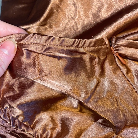 Hello Molly- Bronze Get Outta Here Dress - Picture 7 of 10